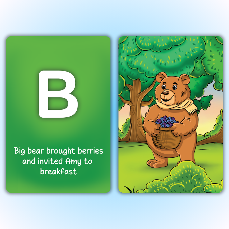 Katha Series – Little Learners Alphabet Cards | Story-Based A–Z | 2–5 Years | Meiokids