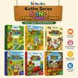 MeioKids Katha Series Story-Based Flashcards Combo for Kids (2–5 Years) | Set of 6 Story Flashcards | Preschool, Nursery, LKG, UKG & Montessori Learning