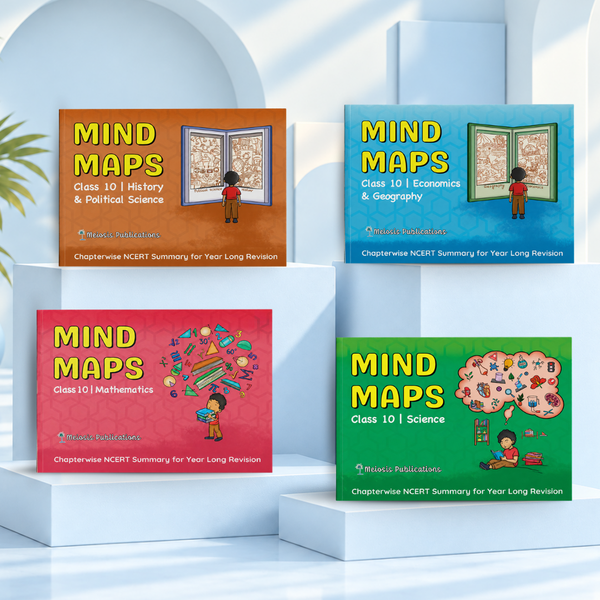Complete CBSE Class 10 Mind Maps | Science + Mathematics + Social Science | Meiosis Publications