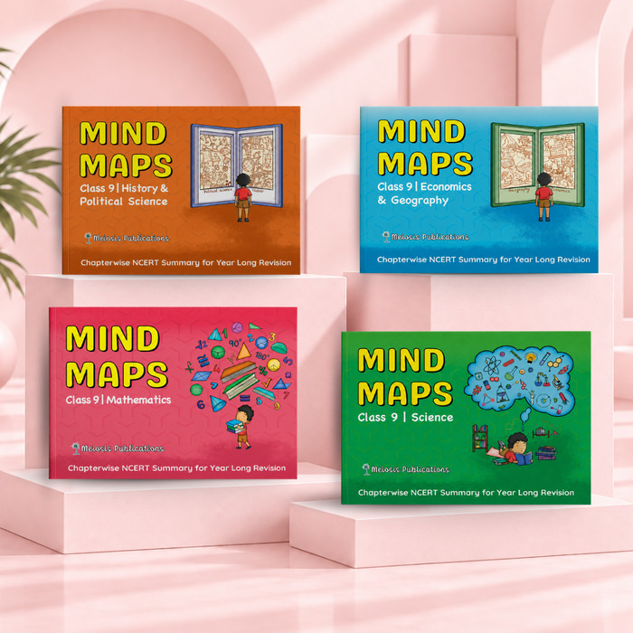 Complete CBSE Class 9 Mind Maps | Science + Maths + Social Science | CBSE  | Meiosis Publications