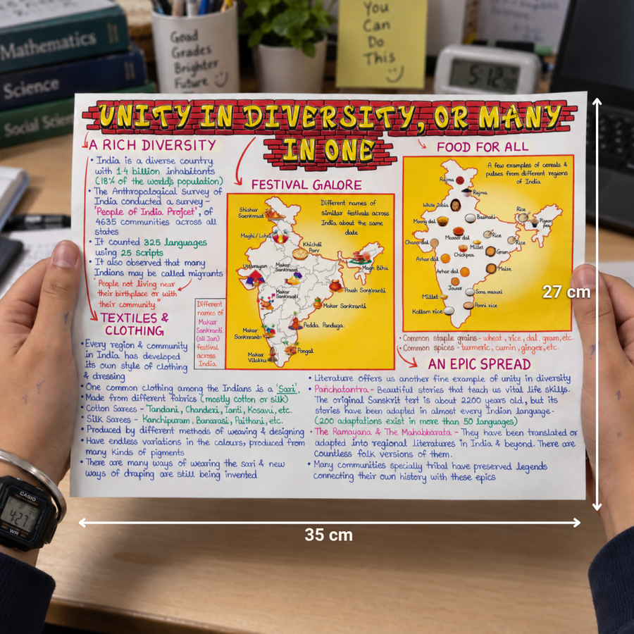Complete CBSE Class 6 Mind Maps | Science + Mathematics + Social Science | Meiosis Publications