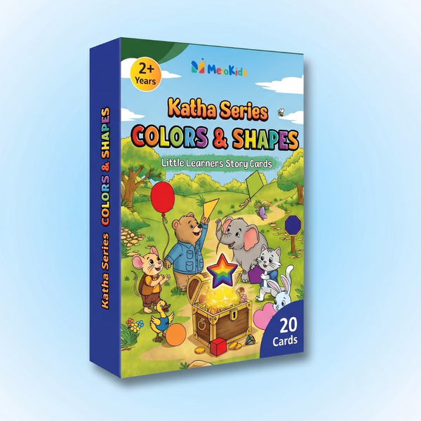 Katha Series – Little Learners Colors and Shapes Cards | Story-Based | 2–5 Years | Meiokids