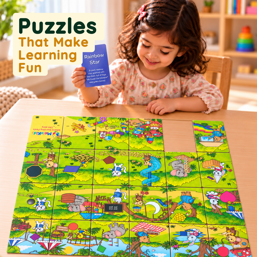 Katha Series – Little Learners Colors and Shapes Cards | Story-Based | 2–5 Years | Meiokids