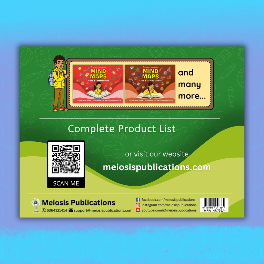 Mind Maps for Class 8 – Science | CBSE | Meiosis Publications