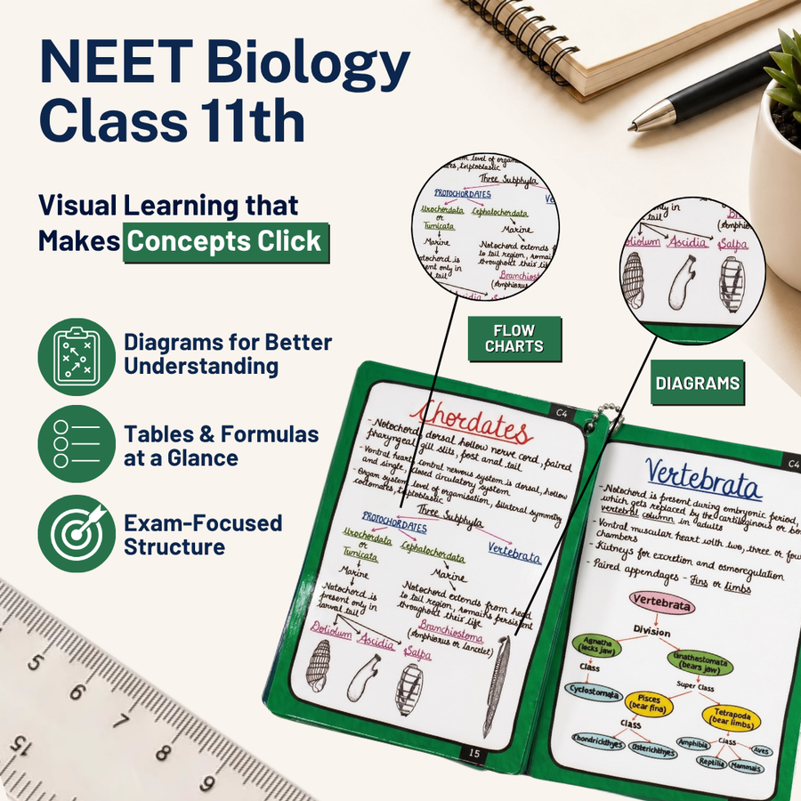 Complete NEET PCB Flashcards | Class 11 | Meiosis Publications