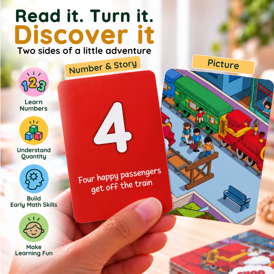 Katha Series – Little Learners Numbers Cards | Story-Based 0-20 | 2-5 Years | Meiokids