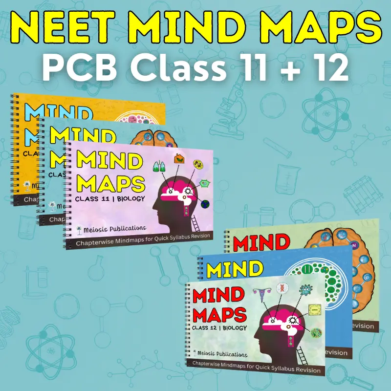 NEET PCB Mind Maps for Class 11+12 by Meiosis Publications
